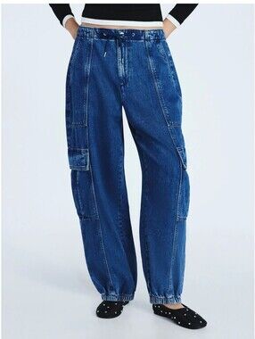 Scoop Women’s and Women's Plus Cotton Utility Jogger Pants